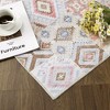 Vintage Area Rug Bohemian Washable Rug Soft Low Pile Rugs for Living Room Bedroom Dining Room - 4 of 4