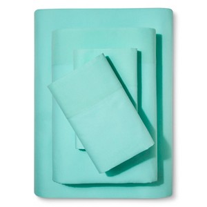 Solid 100% Cotton Sheet Set (Queen) Mint 4pc - Pillowfort , Green