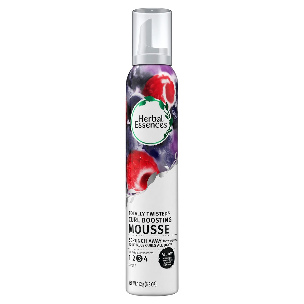 Herbal Essences Totally Twisted Curl Boosting Hair Mousse Mixed Berry