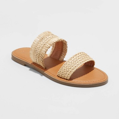 natural woven sandals