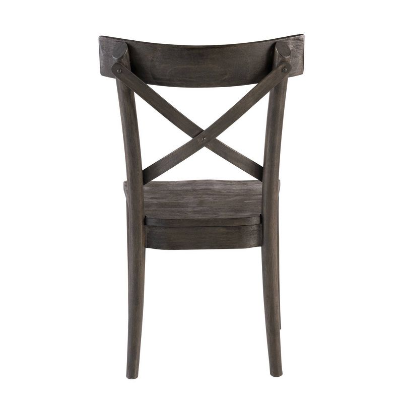 Calhoun Wooden Side Chair Set Dark Brown - Picket House Furnishings, 6 of 13