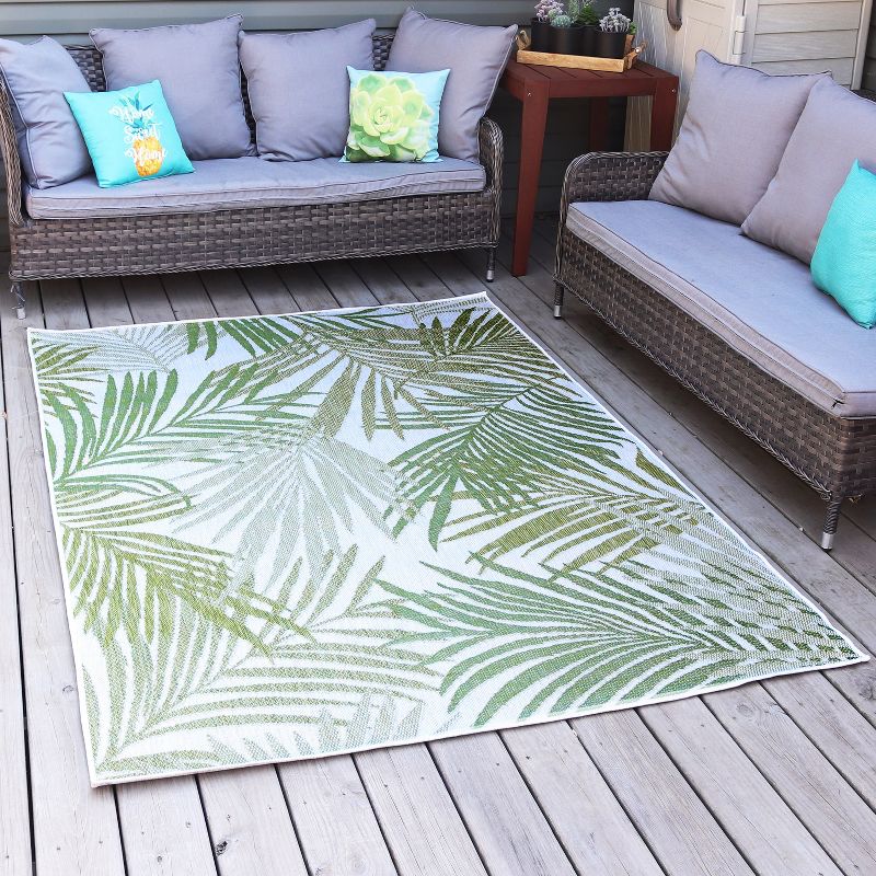 Sunnydaze Tropical Illusions Indoor and Outdoor Patio Area Rug, 2 of 10