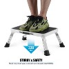 Itopfox Folding Step Stool with Non-Slip Platform, Adjustable Height for Adults & Kids, Sturdy 330LBS Capacity for Kitchen, Home - 2 of 4