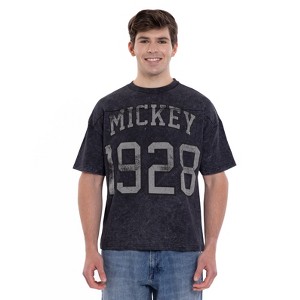Disney Mickey Mouse French Terry Drop Shoulder T-Shirt - 1 of 4
