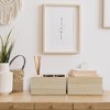 Sorbus Wood Crates - Organizer Bins, Wooden Box for Pantry Organizer Storage, Closet, , Cabinet Organizers, Containers for Organizing - 2 of 4