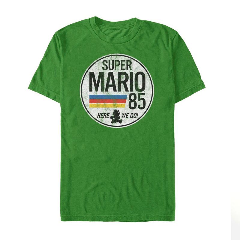 Men's Nintendo Super Mario Retro Rainbow Ring T-Shirt, 1 of 5