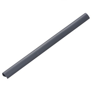 VidaXL 100 pcs Fence Strip Clips PVC Anthracite - 1 of 3