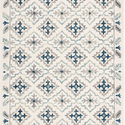 ivory/blue