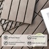 Patio Flooring, 12"x12" Deck Tiles With Open Drainage System, Low Maintenance Square Flooring Tiles, Interlocking Decking Tiles - 4 of 4