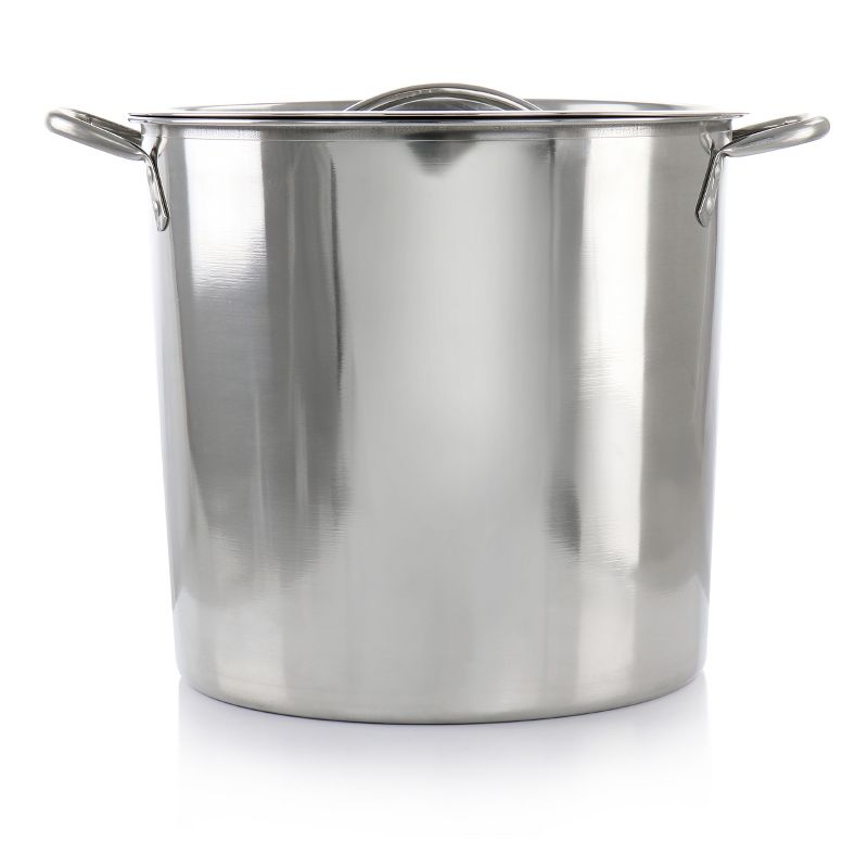 Gibson Everyday Whittington 12 Quart Stainless Steel Stock Pot with Lid, 5 of 6
