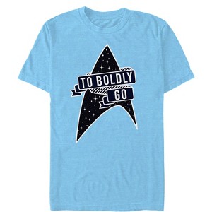 Men's Star Trek To Boldly Go Starfleet T-Shirt - 1 of 3