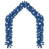 VidaXL Christmas Garland with LED Lights 66 ft Blue - 2 of 4