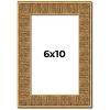 PosterPalooza | Photo Size Sculpted Black Picture Frame - UV Acrylic, Foam Board Backing, Hanging Hardware - 2 of 4