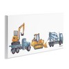 Stupell Industries Construction Vehicles Driving Illustration Wall Plaque Art - 3 of 4