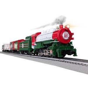 Lionel Peppermint Railroad 0 8 0 Christmas Freight LionChief Set with Bluetooth 5.0 Toy Vehicle Accessorie - 1 of 4