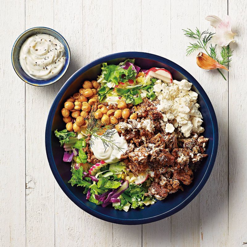Mediterranean-Style Burger Bowls with Tzatziki Meal Kit, 2 of 4