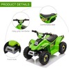 Resenkos Electric Ride-on Car,6V Kids ATV 4-Wheeler Ride on Car, Electric Motorized Quad Battery Powered Vehicle, Green - 4 of 4