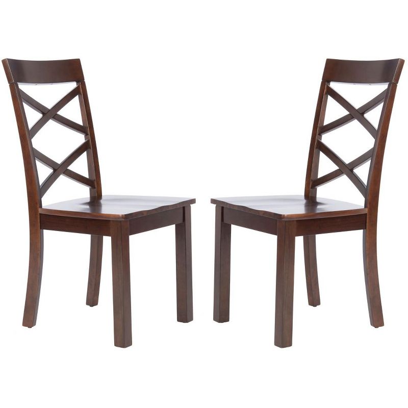 Ainslee Dining Chair (Set of 2) - Brown - Safavieh., 1 of 10