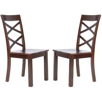 Ainslee Dining Chair (Set of 2) - Brown - Safavieh.