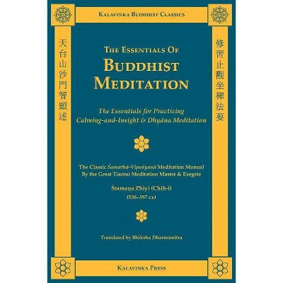 The Essentials of Buddhist Meditation - by  Shramana Zhiyi (Paperback)