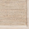 Home Conservatory Gravel Handwoven Jute Indoor Area Rug - 4 of 4