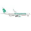 Boeing 737-800 Commercial Aircraft "Transavia Airlines" White with Green Tail 1/400 Diecast Model Airplane by GeminiJets - 3 of 3