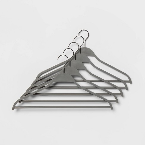 5pk Super Heavy Weight Hangers Gray - Room Essentials™