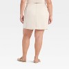 Women's Satin Mini A-Line Skirt - A New Day™ Cream - 2 of 3
