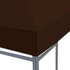 VidaXL Gazebo Top Cover 9.1 oz/ydÂ² 9.8'x9.8' Brown - 3 of 4
