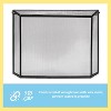 Achla Designs 50" XL Contemporary Spark Guard Wrought  Iron Fireplace Screen Graphite Finish - 4 of 4