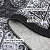 Vintage Neutral Washable Area Rug - Stain-Resistant Non-Slip Large Carpet for Living Room, Dining Room & Home Decor - 2 of 4