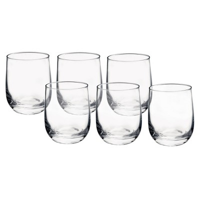 Bormioli Rocco Riserva 13 Ounce Double Old Fashioned Glass, Set of 6