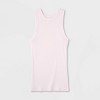 Women's Slim Fit Ribbed Tank Top - A New Day™ - 4 of 4