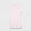 Women's Slim Fit Ribbed Tank Top - A New Day™ - image 4 of 4