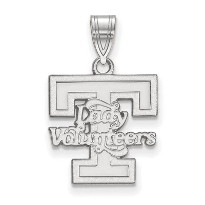 Black Bow Jewelry 14k White Gold Tennessee Volunteers NCAA Medium Pendant