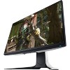 Alienware 24.5" IPS LED FHD FreeSync & G-SYNC Compatible Monitor, Lunar Light - 3 of 4
