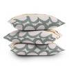 20"x20" Deny Designs Menina Lisboa Cute Waves Square Outdoor Throw Pillow Green - 4 of 4