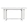 Okak 59.1IN Entryway Table with Pine Veneer, Unique Console Table with Thick Pine Wood Legs, Long Hallway Table for Living Room, Foyer - 3 of 4