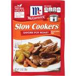 McCormick Slow Cookers Savory Pot Roast Seasoning - 1.3oz