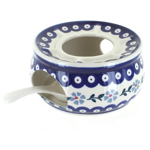 Blue Rose Polish Pottery P089 Manufaktura Teapot Warmer - 1 of 2