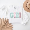 Simply Sage Market Women's Graphic Sweatshirt Embroidered Gigi Outline - 2 of 2