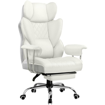 GTRACING Big and Tall Chair, Ergonomic Office Chair, Outward Fixed Soft Armrests and Footrest