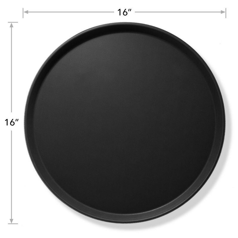 Jubilee (Set of 4) Round Restaurant Serving Trays - NSF Certified Food Service Trays, 5 of 8