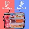 OPUX Insulated Lunch Box Men Women, Leakproof Soft Cooler Bag Work School Beach, Pail Tote Adult Kids Boys Girls - 2 of 4