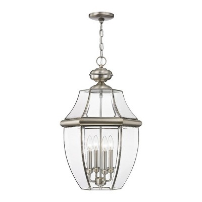 Livex Lighting Monterey 4 - Light Pendant in  Brushed Nickel
