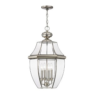 Livex Lighting Monterey 4 - Light Pendant in  Brushed Nickel - 1 of 1