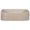 vidaXL Sink Gray 15.7 in.x15.7 in.x3.9 in. Marble - 3 of 4