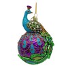 Kurt Adler Noble Gems Glass Ornament for Christmas Tree, Peacock - 3 of 3
