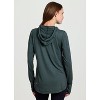 RBX Active Women's Legging Friendly Buttery Soft Stretch Jersey Adjustable Hood Long Sleeve Top with Thumbholes, Pocket - 2 of 4