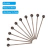 Unique Bargains Brass DIY Craft Jewelry Making Round Ball Head Pins 200 Pcs - 4 of 4